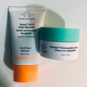 Drunk Elephant Cleanser and Protini Moisturizer
